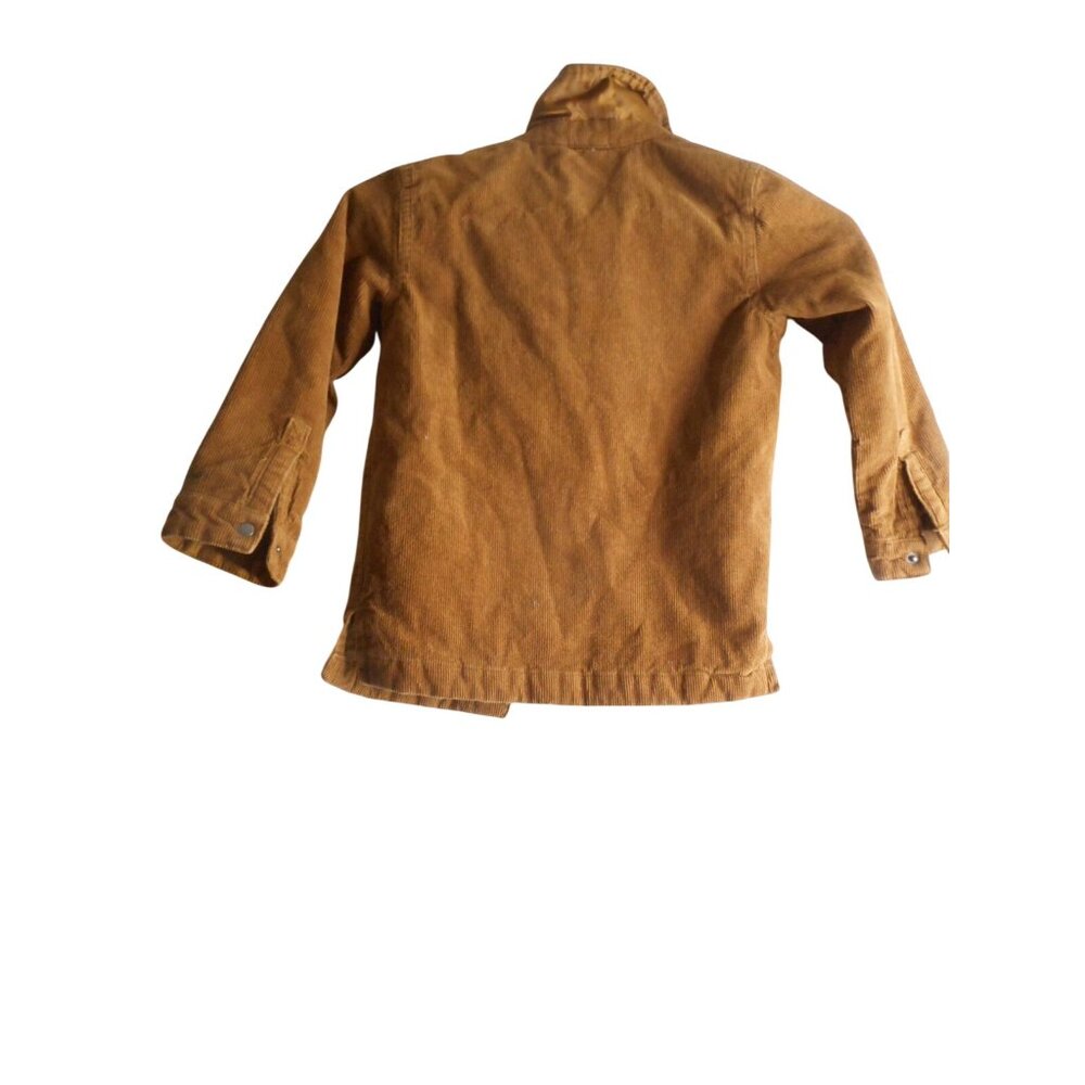 Cat & Jack Boys 5T Brown Corduroy Jacket coat Lined Snap close Sherpa accent - Picture 6 of 7